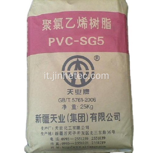 Acquista resina in PVC Tianye SG5 K67 per il tubo